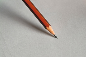 Picture of pencil and paper